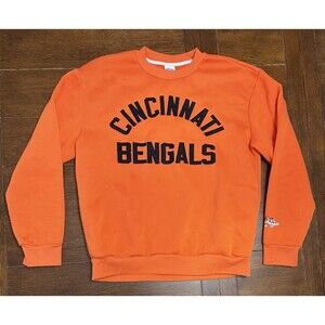 Vintage 80s Men’s Size M Cincinnati Bengals Orange Crewneck Sweater NFL